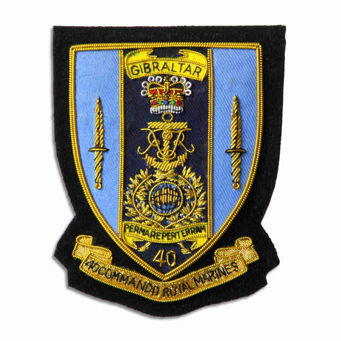 40 Commando Blazer Badge
